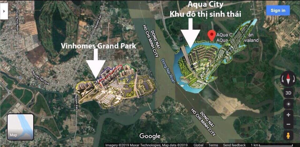 Chính sách chuyển nhượng và đầu tư tại Aqua City