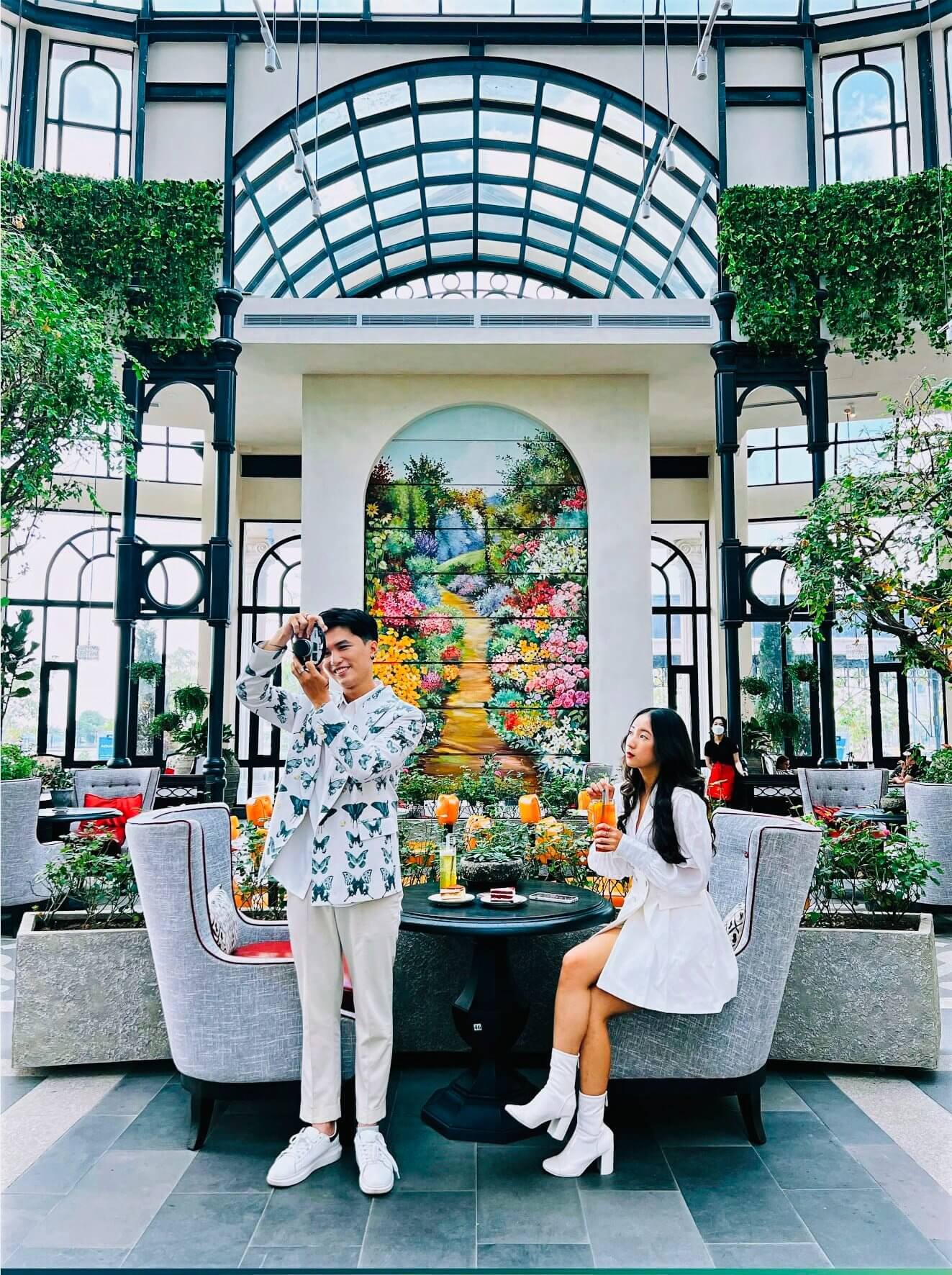 Trải nghiệm không gian tại Cafe Aquacity