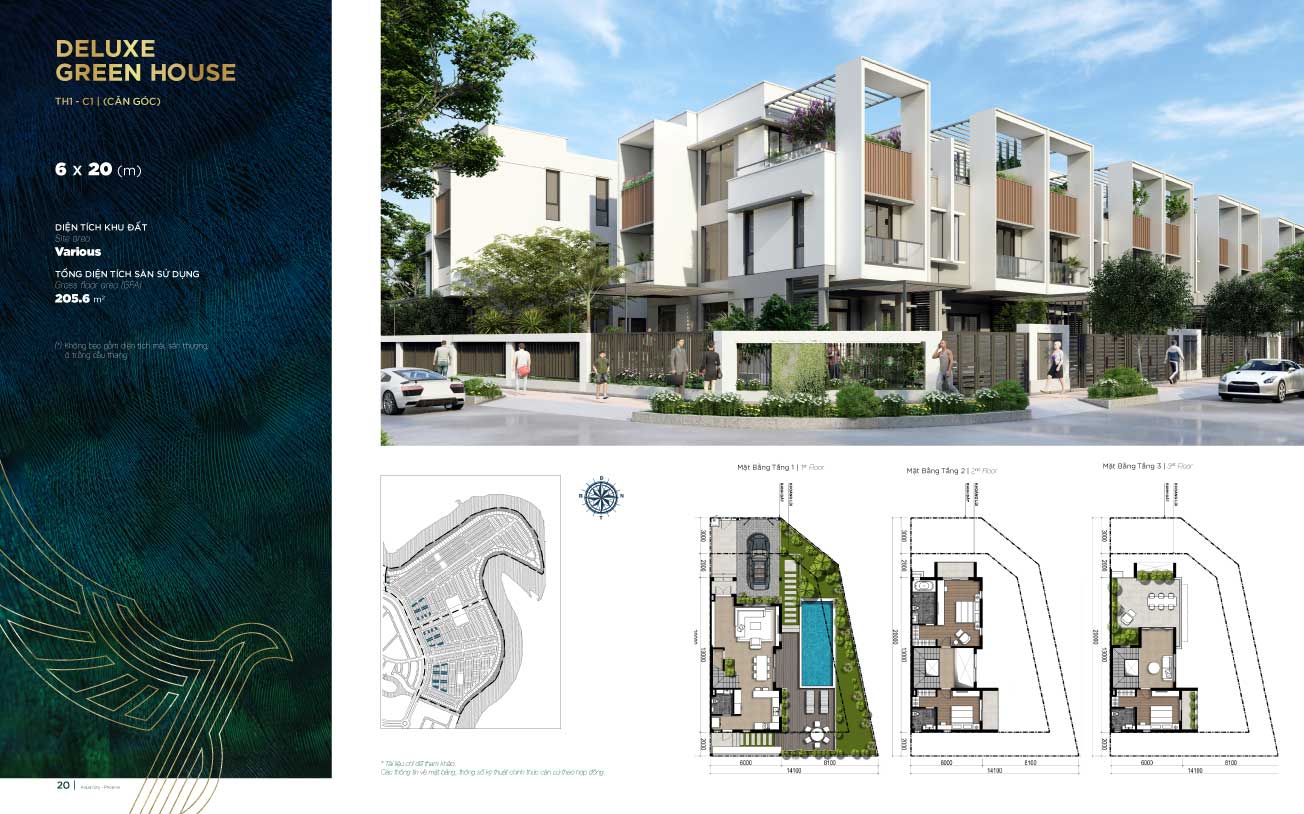 Các loại hình căn hộ tại Aqua City